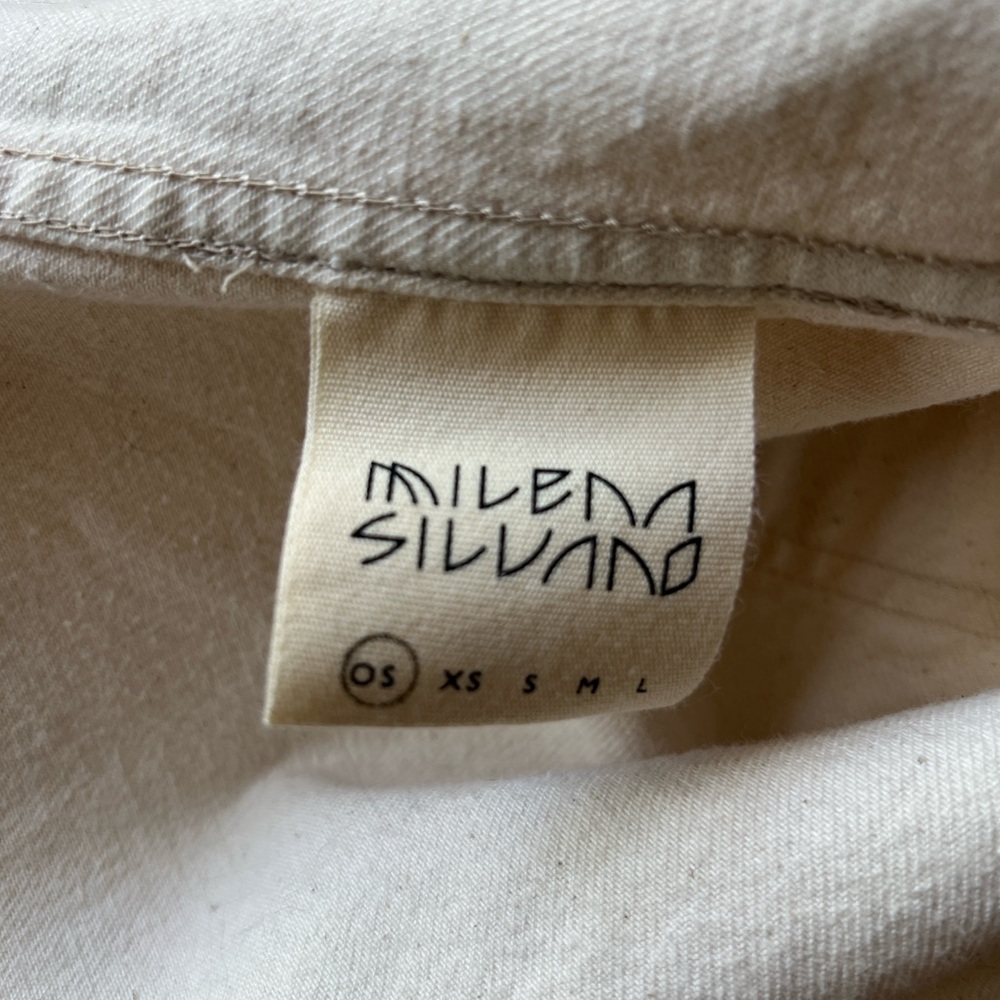 Milena Silvano Shearling-Trim Jean Coat - Picture 4 of 7